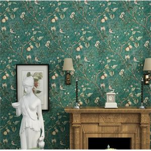 emerald-pastoral-european-wallpaperSelf-adhesive