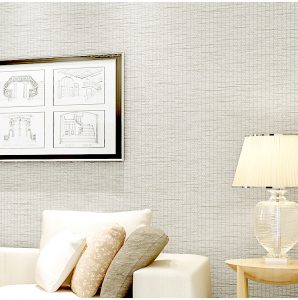 modern minimalist linen texture wallpaper